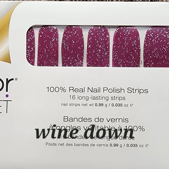 Color Street Pink and Purple Press-On Nails - Picture 3 of 5